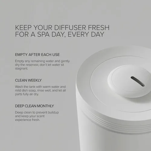 Vista 5 de ALO - Juego de difusor Aura y aceites esenciales, humidificador de niebla fría con 6 aceites esenciales, paquete de aromaterapia para dormitorio
