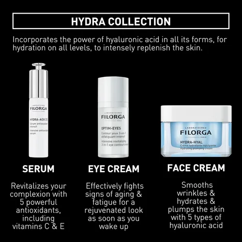 Vista 8 de Filorga Optim-Eyes Eye Cream, Revitalizing 3-in-1 Skin Treatment for Rapid Reduction of Dark Circles, Wrinkles & Puffiness Around the Eyes, 0.5 fl.