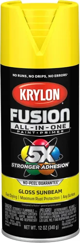 Vista 56 de Krylon Fusion - Pintura en aerosol adhesiva todo en uno para uso en interiores y exteriores, 12 onzas, vidrio de playa