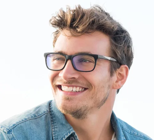 Vista 9 de Gafas de visión miope para hombres y mujeres con visión de visión de visión de visión hipermetropía gafas de computadora con luz azul