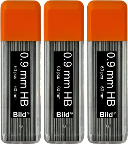 Vista 14 de Bild Premium 1250 recargas de mina de 0.3 mm HB para lápiz mecánico (HB Mega, 0.3 mm)
