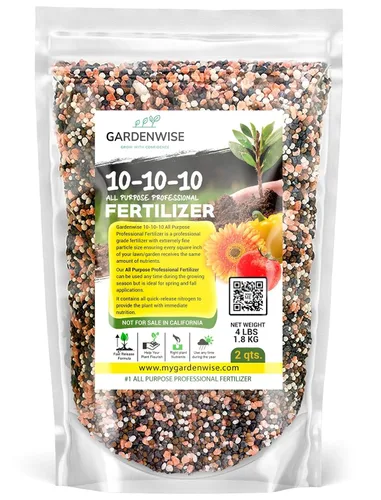 Vista 86 de 10-10-10 Fertilizante para plantas de liberación lenta - 10 10 10 Fertilizante granular multiusos de jardín para verduras, tomate, arborvitae