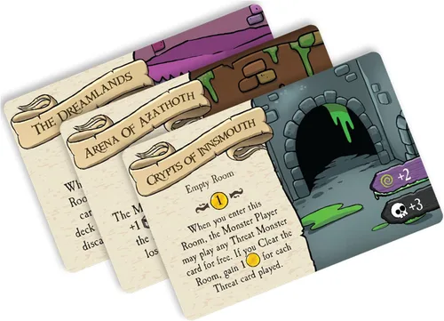 Vista 5 de CMON Munchkin Dungeon: Cthulhu Expansion! Juego de estrategia para niños y adultos, mayores de 14 años, 2-5 jugadores, 80 minutos de tiempo
