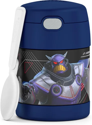 Vista 31 de THERMOS FUNTAINER - Tarro de comida para niños con cuchara, 10 onzas, Baby Shark