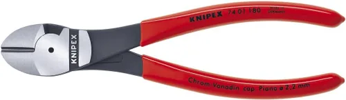 Vista 6 de KNIPEX - 74 01 250 Herramientas SBA - Cortadores diagonales de alto apalancamiento (7401250SBA), 10 pulgadas alicates de corte lateral