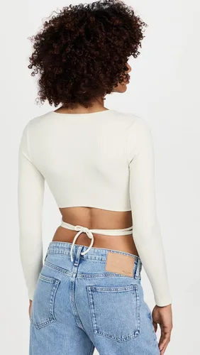 Vista 3 de ASTR the label Top corto Elania para mujer