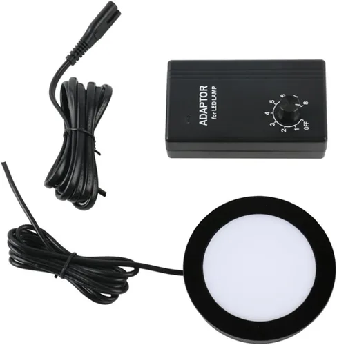 Vista 2 de Kit de accesorios para microscopio fuente de luz inferior de microscopio 9W LED luminator 110V-220V para microscopio binocular trinocular cámara