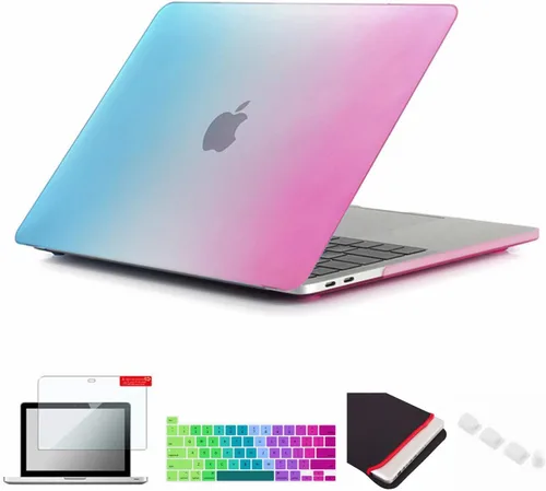 Vista 74 de Se7enline Compatible con MacBook Pro Touch Bar Case 2016/2017/2018/2019, funda rígida mate para Mac Pro de 13 pulgadas, A1706/A1989/A2159, funda