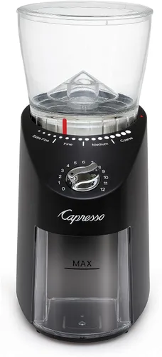Vista 6 de Capresso Infinity Plus Molinillo de Fresas Cónicas, Negro