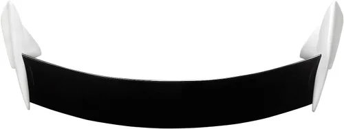 Vista 5 de Alerón para Honda Civic 5Dr Hatchback 2016-2021, ABS pintado negro brillante y blanco estilo Type-R ala divisora de maletero trasero
