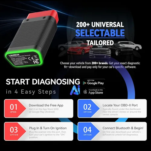 Vista 7 de LAUNCH AIOBD Bluetooth OBD2 escáner - Diagnóstico completo del sistema, IA explica fallas simplemente, estimaciones de piezas/mano de obra/costos