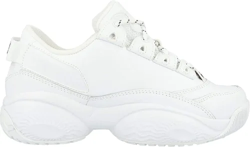 Vista 2 de Fila Provenance White Navy Suede Trainers Shoes