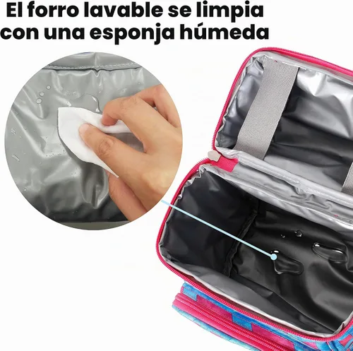 Vista 6 de J World Corey - Lonchera para niños y niñas, diseño nórdico
