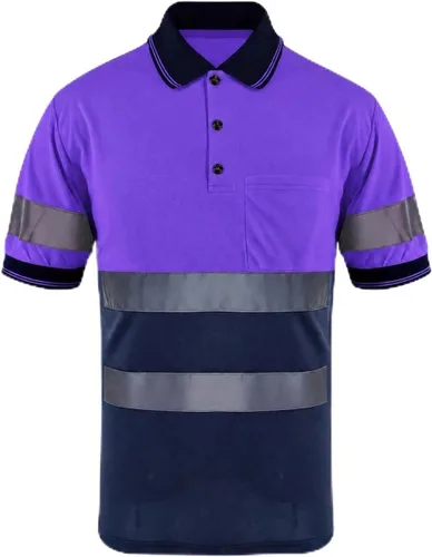 Vista 7 de SMASYS Polo de seguridad - Construcción reflectante Hi-viz ropa de trabajo camisetas con bolsillos para mujeres y hombres