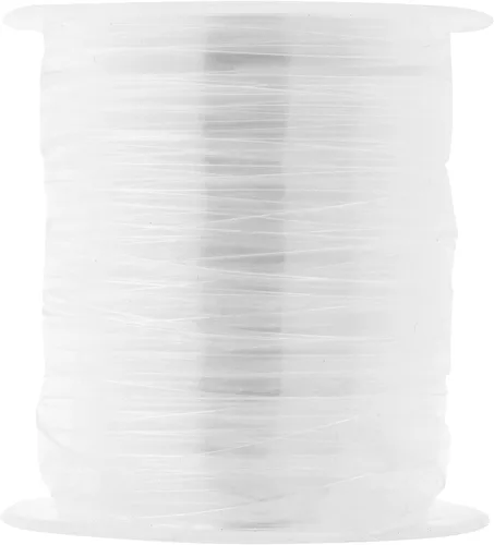 Vista 9 de Mandala Crafts 1/2 pulgada ligero y transparente elástico para coser – 33 yardas invisible transparente correas elásticas transparentes