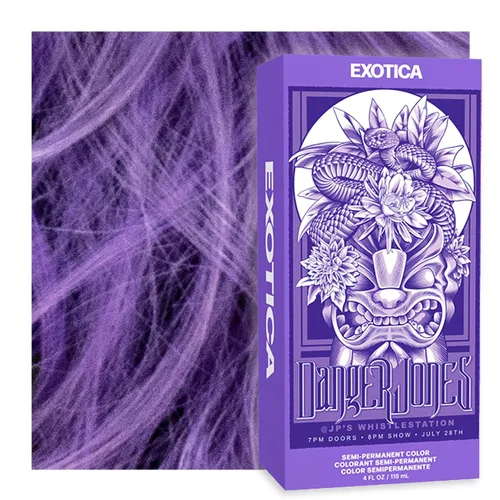 Vista 26 de Danger Jones Color de cabello semipermanente (Adrenalina, verde neón)