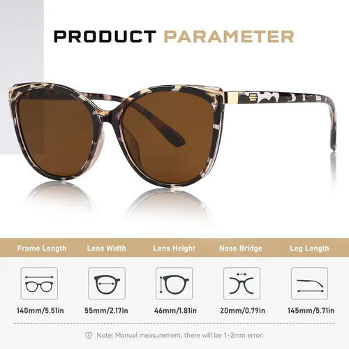 Vista 21 de Gafas de sol de moda ojo de gato para las mujeres moda Cateye UV400 protección gafas CL22017