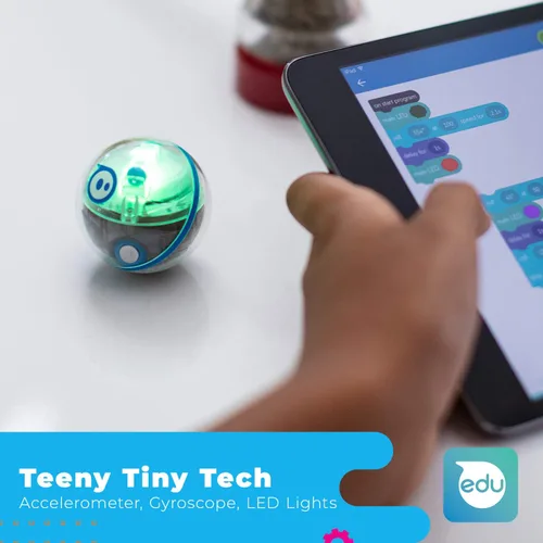 Vista 12 de Kit de actividad Sphero Mini - Robot de codificación habilitado para aplicaciones - Set de construcción de 55 piezas y tarjetas de actividades
