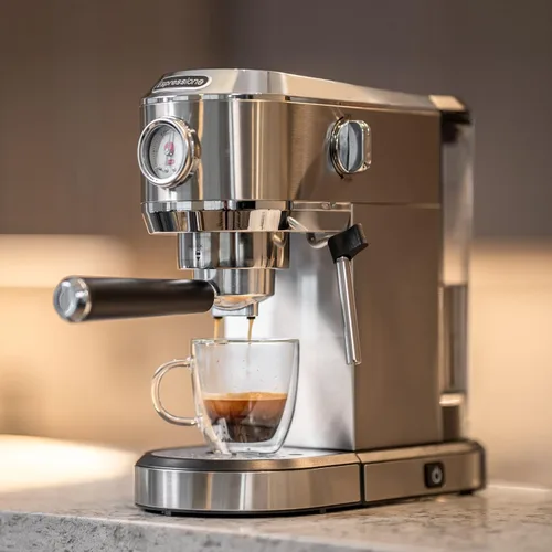 Vista 3 de Espressione Flex - Cafetera espresso 3 en 1, compatible con cápsulas de espresso E.S.E., cápsulas Nespresso® y café molido, bomba italiana de 20