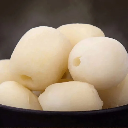 Vista 5 de Semilla de loto seca 10.58 oz/300 g Sopa de postre Ingredientes de congee Semillas de loto peladas Semilla de loto blanca seca de Sopa de gachas