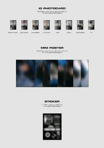 Vista 5 de Stray Kids - Oddinary Full Set Album incl PreOrder Benefit Extra Photocards