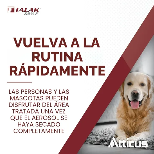 Vista 6 de Atticus Talak 7.9 F Bifentrina Insecticida Concentrado (96oz) Control Ants, Mosquitoes, Cockroaches, Spiders, Armyworms, and 70+ More Pests