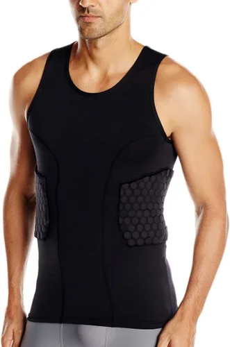 Vista 2 de TUOY Padded Compression Shirt + Short Padded Football Shirt Rib Protector Suit