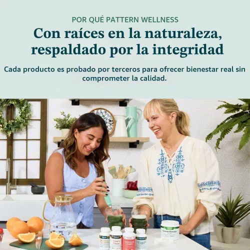 Vista 6 de Suplemento Complejo de Colesterol Pattern Wellness - 90 Cápsulas Veganas