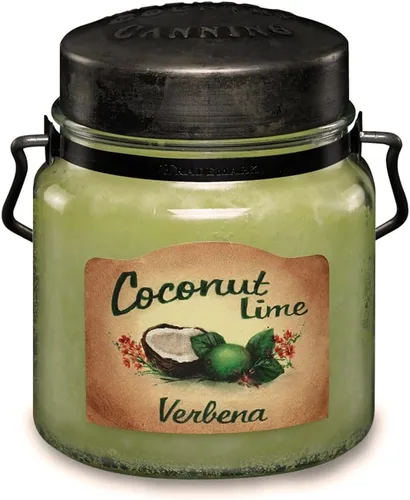 Vista 25 de McCall’s Candles Cocina de la Abuela Vela perfumada de 16 oz Hecha en EE. UU. Frasco rústico vintage con asa de transporte Fragancia