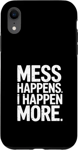 Vista 25 de Mess Happens I Happen More Funny Toddler Chaos Case for iPhone 17