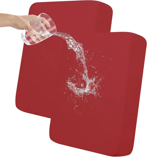 Vista 58 de Easy-Going Funda de cojín 100% impermeable para asiento de sofá, funda de cojín elástica de muebles, para niños, mascotas, cojín de sofá biplaza