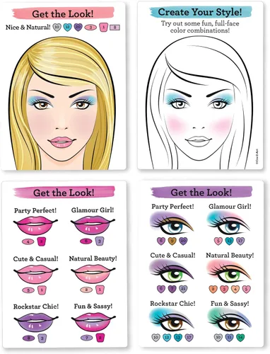 Vista 5 de Cra-Z-Art Shimmer' n Sparkle - Kit de diseño de maquillaje real Maquillaje real, para mayores de 6 años