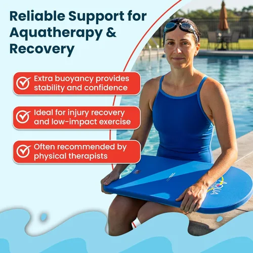 Vista 6 de Aquamentor Competition Kickboard - Tabla de espuma de alta densidad para natación de regazo, entrenamiento, ejercicio de piscina, aeróbicos