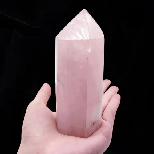Vista 15 de Torre de turmalina negra con 6 facetas de cristal curativo Varita de 0.5 a 1 libras para meditación, colección Reiki, decoración del hogar