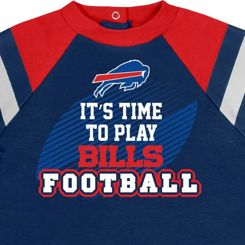 Vista 4 de Gerber NFL - Pijama unisex con pies de equipo de la NFL para dormir y jugar