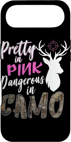 Vista 27 de Funny Pink Camo Hunting Graphic Women Deer Buck Hunters Case for iPhone 17
