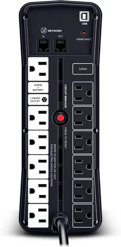 Vista 2 de CyberPower GX150C2-E Gaming UPS Batería de reserva y protector