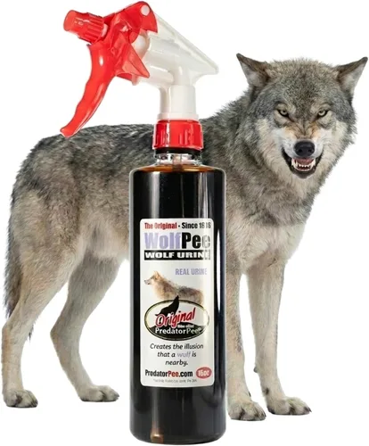 Vista 7 de PredatorPee 100% orina de lobo - Aroma de marcado territorial - Crea ilusión de que el lobo está cerca