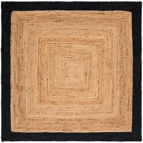 Vista 13 de SAFAVIEH Natural Fiber Collection NFB852Z - Alfombra de pasillo de 2 pies 3 pulgadas x 8 pies, natural y negro, hecha a mano de tejido plano