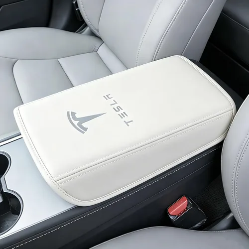 Vista 9 de Funda para consola central central de automóvil compatible con Tesla Model 3/Y 2017-2024, impermeable, almohadilla protectora resistente a