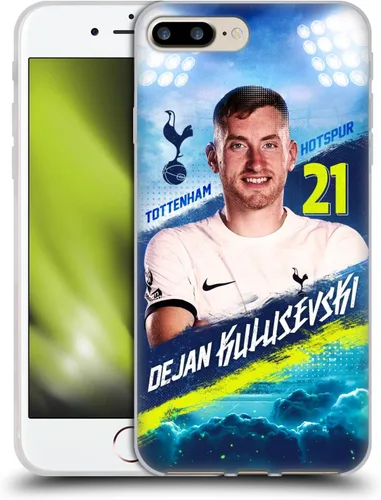 Vista 38 de Head Case Designs Officially Licensed Tottenham Hotspur F.C. Cristian Romero 2023/24 First Team Gel Case [Military Grade] Compatible with Apple