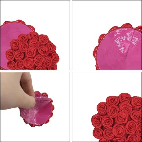 Vista 3 de MINGSEECESS Women Round Reusable Flower Silicone Pasties Bra Sexy Breast Petals