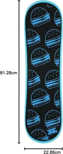 Vista 6 de Krown Snowskate - Tabla de Snowboard de Polímero de Plástico Estilo Skateboard con Empuñadura de Espuma – Muchos Gráficos