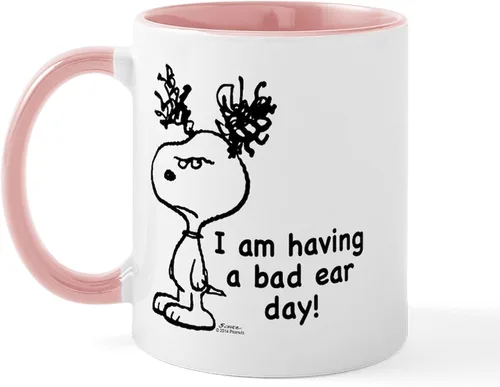 Vista 11 de CafePress Snoopy Mom Hug Mugs Taza de café de cerámica de 11 oz (11.0 fl oz)
