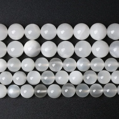 Vista 87 de 4MM 88 piezas de cuentas sueltas de piedra natural verde turquesa africana para hacer pulseras y collares de bricolaje
