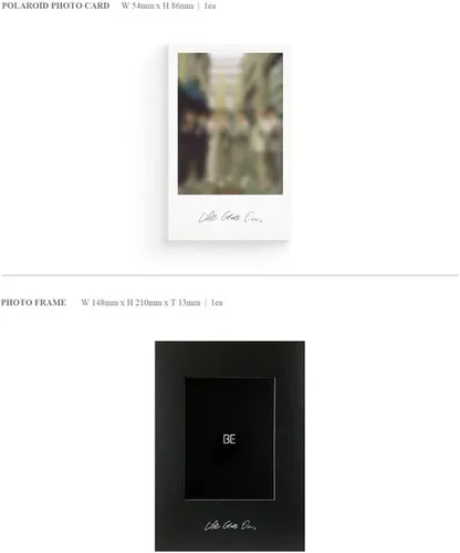 Vista 5 de BTS Be Deluxe Edición Limitada (Incl. Póster, decoración al azar, set de Photocard transparente de BTS)