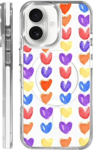 Vista 31 de Funda para iPhone 13 Pro, transparente con bonito patrón de tiburón azul, compatible con Magsafe funda protectora suave para mujeres y niñas (blanco)