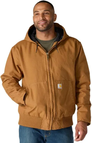 Vista 11 de Carhartt - Chaqueta activa aislada de pato lavado de ajuste holgado para hombre Negro