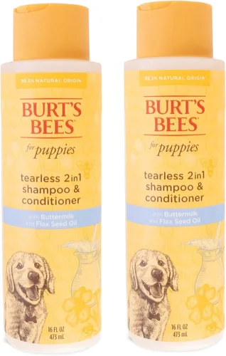 Vista 13 de Champú 2 en 1 Burts Bees para perrito, no irrita los ojos, paquete de de 1