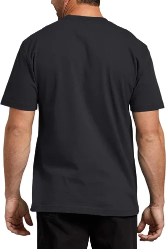 Vista 2 de Dickies - Camiseta pesada de manga corta de cuello redondo para hombre